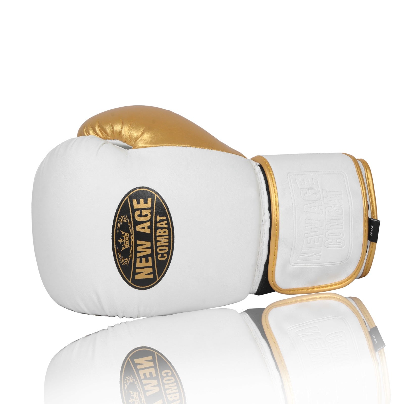 Legacy Boxing Gloves - White & Gold
